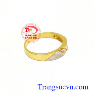 Nhẫn nữ vàng tây dành cho phái đẹp phù hợp làm quà tặng sinh nhật hoặc trong các dịp ý nghĩa