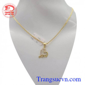 Bộ trang sức nữ vàng quà tặng cho chị em phụ nữ trong các dịp lễ tết và ngày sinh nhật,ngày kỷ niệm món quà ý nghĩa,dây chuyền và mặt dây chất lượng đảm bảo,Sang trọng và quý phái hợp thời trang.