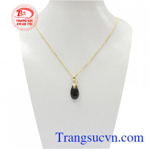 Bộ dây thạch anh tóc đen là sản phẩm từ thạch anh tóc đen, có giấy kiểm định