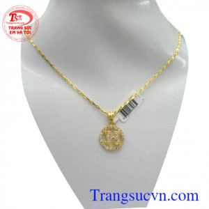 Bộ mặt dây chữ H vàng