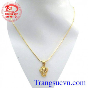 Bộ Mặt dây chuyền tuổi Hợi dây chuyền và mặt dây đảm bảo chất lượng vàng chuẩn. Bộ Mặt dây chuyền tuổi Hợi giao toàn quốc.