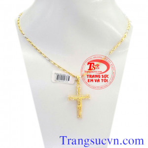 Bộ Mặt dây Thánh Giá vàng