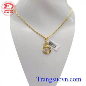 Bộ trang sức nữ vàng tây