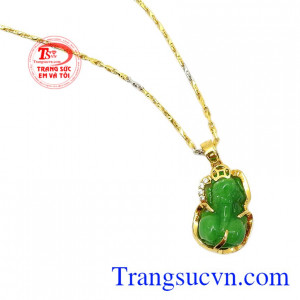 Bộ trang sức được chế tác từ vàng 114k chuẩn chất lượng đảm bảo độ bền đẹp,Bộ trang sức tỳ hưu 14k