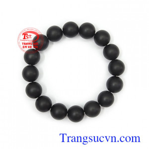 Chuỗi tay Obsidian an nhiên 12 ly màu sắc đẹp, chất lượng cao, đeo tay hợp thời trang và phong thủy