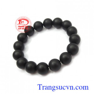 Chuỗi tay Obsidian an nhiên 12 ly là lá bùa hộ mệnh cho người đeo, có tác dụng mang lại may mắn, bình an, tài lộc trong cuộc sống