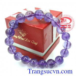 Chuỗi tay thạch anh tím dạng nhỏ