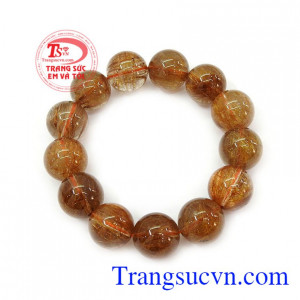 Người sử dụng thạch anh tóc vàng sẽ giúp tinh thần được sảng khoái, trí tuệ minh mẫn