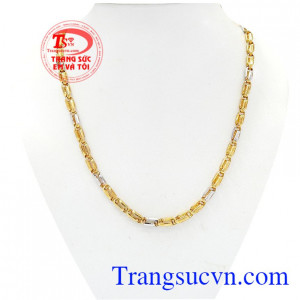 Bán chiếc Dây chuyền rồng sáng vàng tây 10k 41,6% Au theo tiêu chuẩn quốc tế