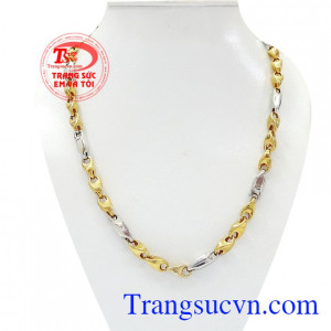 Dây chuyền vàng nam được chế tác từ vàng 10 thiết kế tinh tế