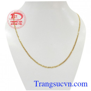 Dây chuyền vàng tây 10k được thiết kế tinh xảo, kiểu dáng thời trang