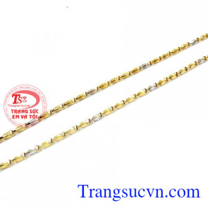 Dây chuyền vàng tây hợp đảm bảo vàng kèm theo,dây chuyền nam vàng uy tín trang sức em và tôi, Dây chuyền vàng tây hợp