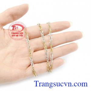 Công ty trang sức Em và Tôi chuyên cung cấp các sản phẩm trang sức đa dạng, hợp phong cách, Dây chuyền ý 18k dài đẹp