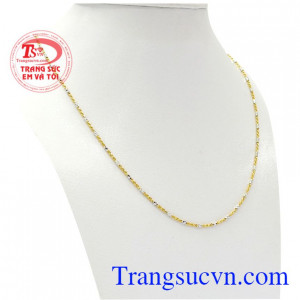 Dây chuyền nữ vàng Italy món quà ý nghĩa trong các dịp sinh nhật, lễ, tết, ngày kỷ niệm