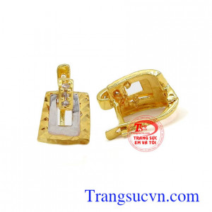 Hoa tai đẹp tinh tế vàng 10k, bảo hành 6 tháng, giao hàng nhanh trên toàn quốc