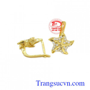 Hoa tai ngôi sao may mắn tôn