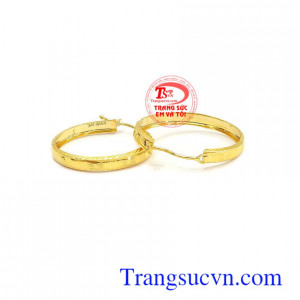 Hoa tai vàng tây đẹp