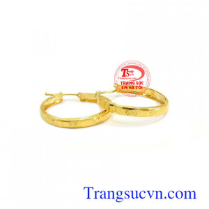 Hoa tai vàng tây đẹp vàng 10k, bảo hàn 6 tháng, giao hàng nhanh trên toàn quốc