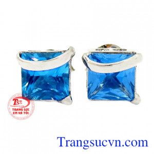 Hoa tai vàng trắng chất lượng là sản phẩm được chế tác tinh tế, chất lượng.