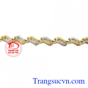 Lắc nữ may mắn tình yêu vàng 10k, bảo hành 6 tháng, giao hàng nhanh trên toàn quốc