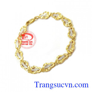 Lắc nữ vàng nữ đeo tay cho nữ đảo bảo chất lượng vàng uy tín