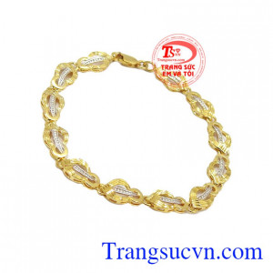 Lắc nữ vàng nữ đeo vàng 10k, bảo hành 6 tháng, giao hàng nhanh trên toàn quốc