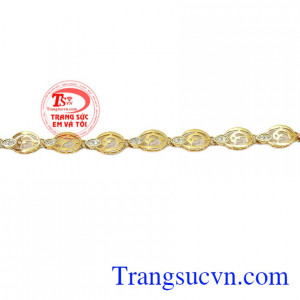 Lắc tay nữ vàng được chế tác 3D với vàng 10k, bảo hành 6 tháng, giao hàng nhanh trên toàn quốc. Lắc tay nữ vàng.