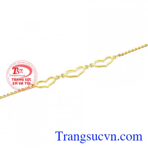 Lắc tay tình yêu gắn kết rất được uaw chuộng đối với các bạn gái