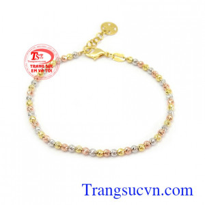 Lắc tay vàng 10k phong cách bền đẹp, chất lượng, kiểu dáng thời trang, lắc tay vàng 10k Lắc tay vàng 10k phong cách