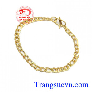 Lắc tay vàng trẻ em vàng 10k, bảo hành 6 tháng, giao hàng nhanh trên toàn quốc