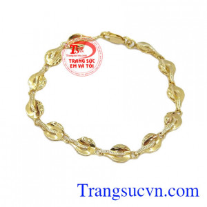 Lắc vàng quý phái chất lượng vàng đảo bảo, lăc tay nữ vàng món quà ý nghĩa trong dịp sinh nhật, kỷ niệm