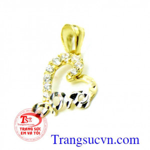 Mặt dây chuyền Love