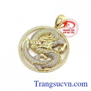 Mặt dây chuyền rồng vàng 10k mang đến vẻ đẹp sang trọng, lịch sự