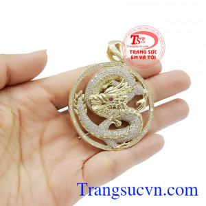 Mặt dây chuyền rồng vàng 10k