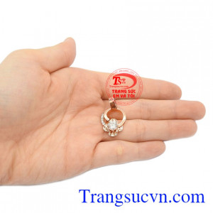 Mặt dây hoa Korea vàng 10k chất lượng.