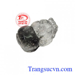 Mặt dây thạch anh tóc đen là sản phẩm đem lại nhiều may mắn về tài lộc cho người đeo