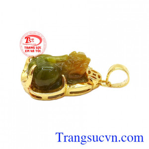 Sản phẩm phù hợp làm quà tặng cho người thân hoặc bạn bè,Mặt dây tỳ hưu 14k an nhiên