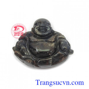 Mặt Di Lặc đá Sapphire cao cấp là món quà ý nghĩa dành tặng người bạn yêu thương