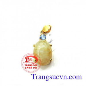 Mặt vàng đá sapphire