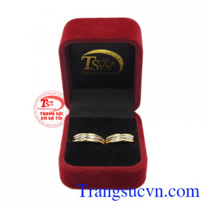 Nhẫn cưới 10k Korea đẹp