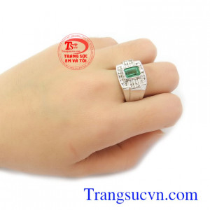 Nhẫn nam thời trang, sang trọng và mạnh mẽ, đeo hợp thời trang