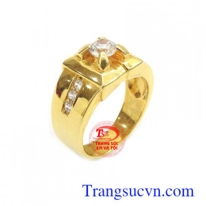 Nhẫn kim nhân tạo giá rẻ phù hợp phong cách thời trang tinh tế, đẳng cấp phái mạnh