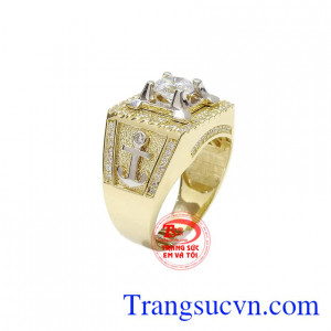 Nhẫn nam 10k Korea đẹp nhập khẩu hoàn toàn nguyên chiếc từ Hàn Quốc