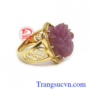 Nhẫn nam Cóc Ruby nhận thiết kế theo yêu cầu của khách hàng,giao hàng toàn quốc,đảm bảo chất lượng