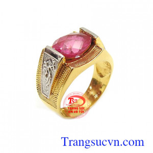 Nhẫn nam vàng tây thiết kế và chế tác tinh tế, đeo hợp thời trang và sang trọng dành cho nam