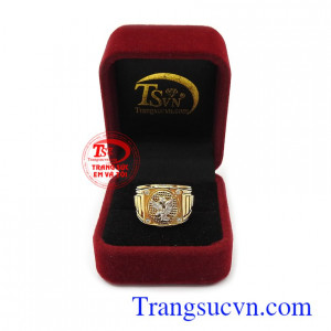 Nhẫn nam vàng tây sang trọng, đẳng cấp và thời trang
