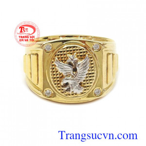Nhẫn nam vàng tây 10k bền đẹp, chất lượng, giao hàng nhanh trên toàn quốc