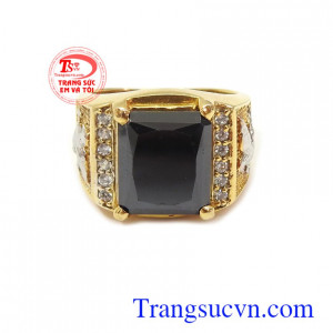 Nhẫn nam vàng, Đeo hợp thời trang, chất lượng vàng đảm đeo bền đẹp sáng bóng, tinh tế và sang trọng dành cho phái mạnh