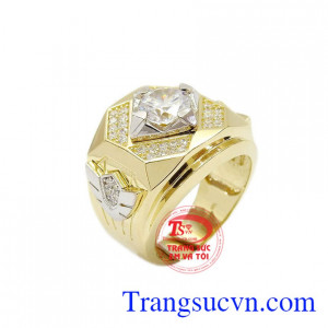 Nhẫn nam nhập khẩu Korea mạnh mẽ được nhập khẩu nguyên chiếc từ Hàn Quốc