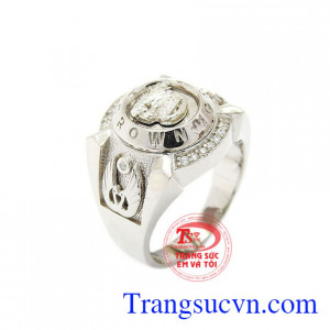 Nhẫn nam nhập khẩu vàng 10k kiểu dáng đẹp, chất lượng cao